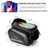 Mountain Bike Waterproof Phone Holder & Front Storage Bag