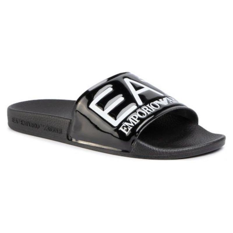 EMPORIO ARMANI Casual Minimalist Slide Slippers Women Black XCP001XCC22K001