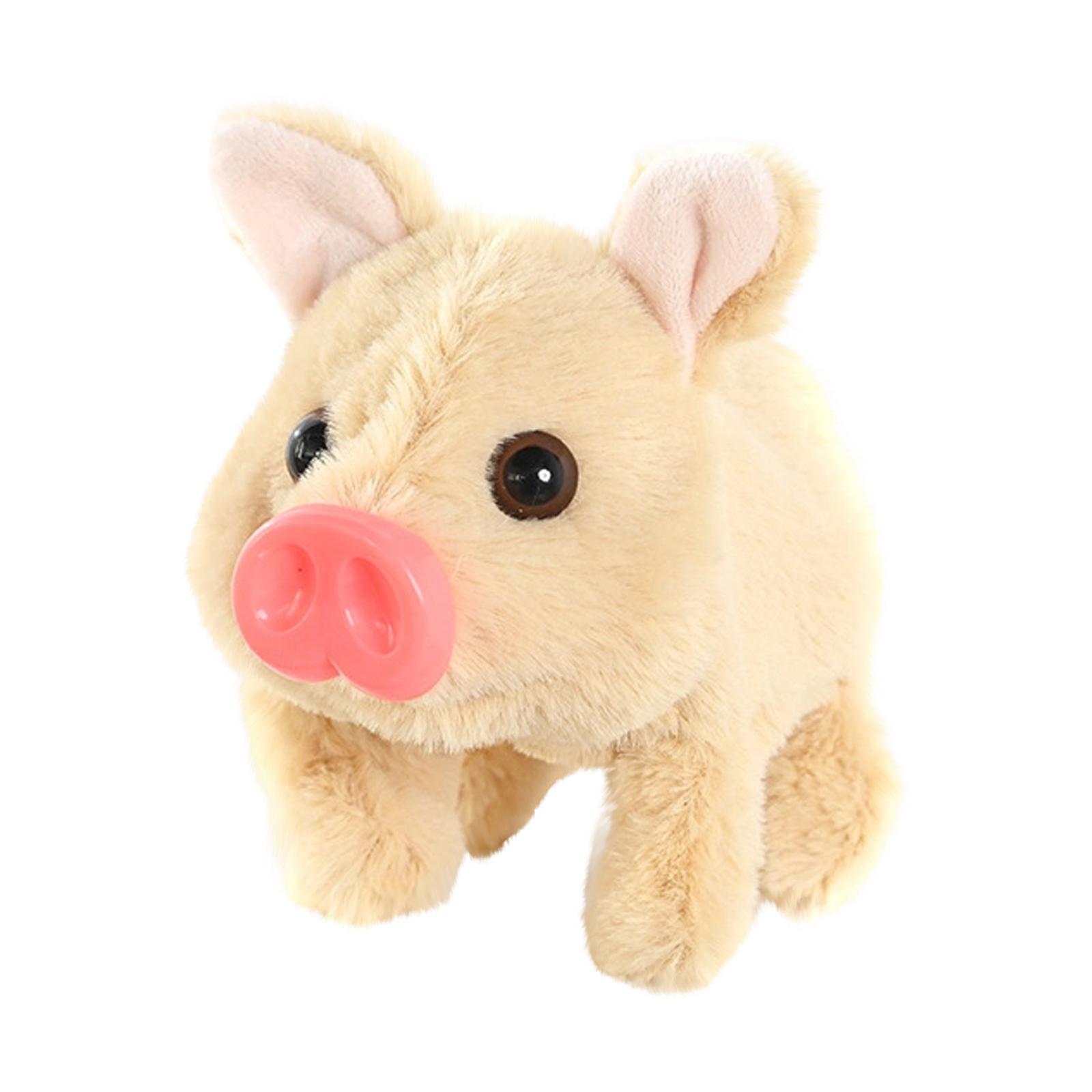 

Cute Electric Plush Pig - Walks, Wiggles & Makes Realistic Sounds, Soft Stuffed Toy For Toddlers One Size