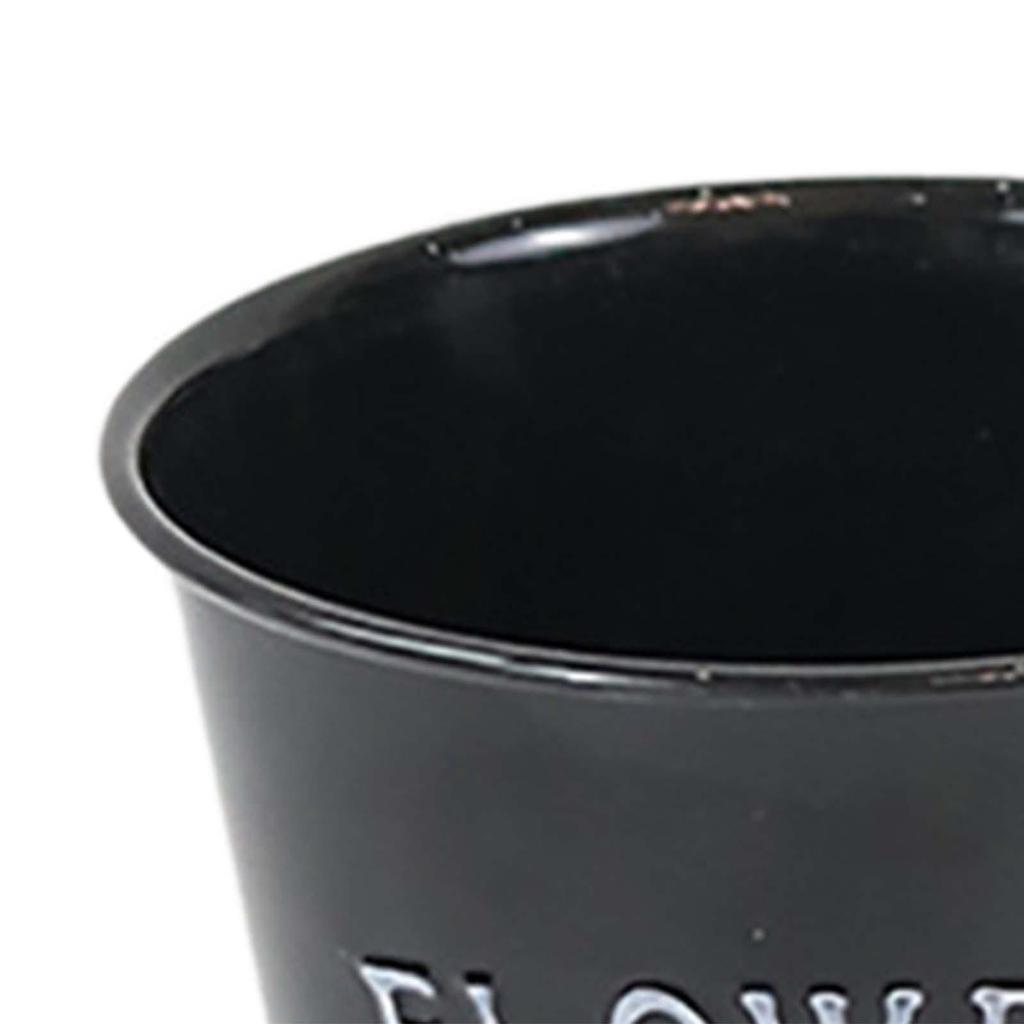 Garden Plant Flower Pot Planter Rustic Versatile Desktop Storage Barrel 5.1x4.7x3.5inch for Plant Lovers Sturdy Smooth Surface