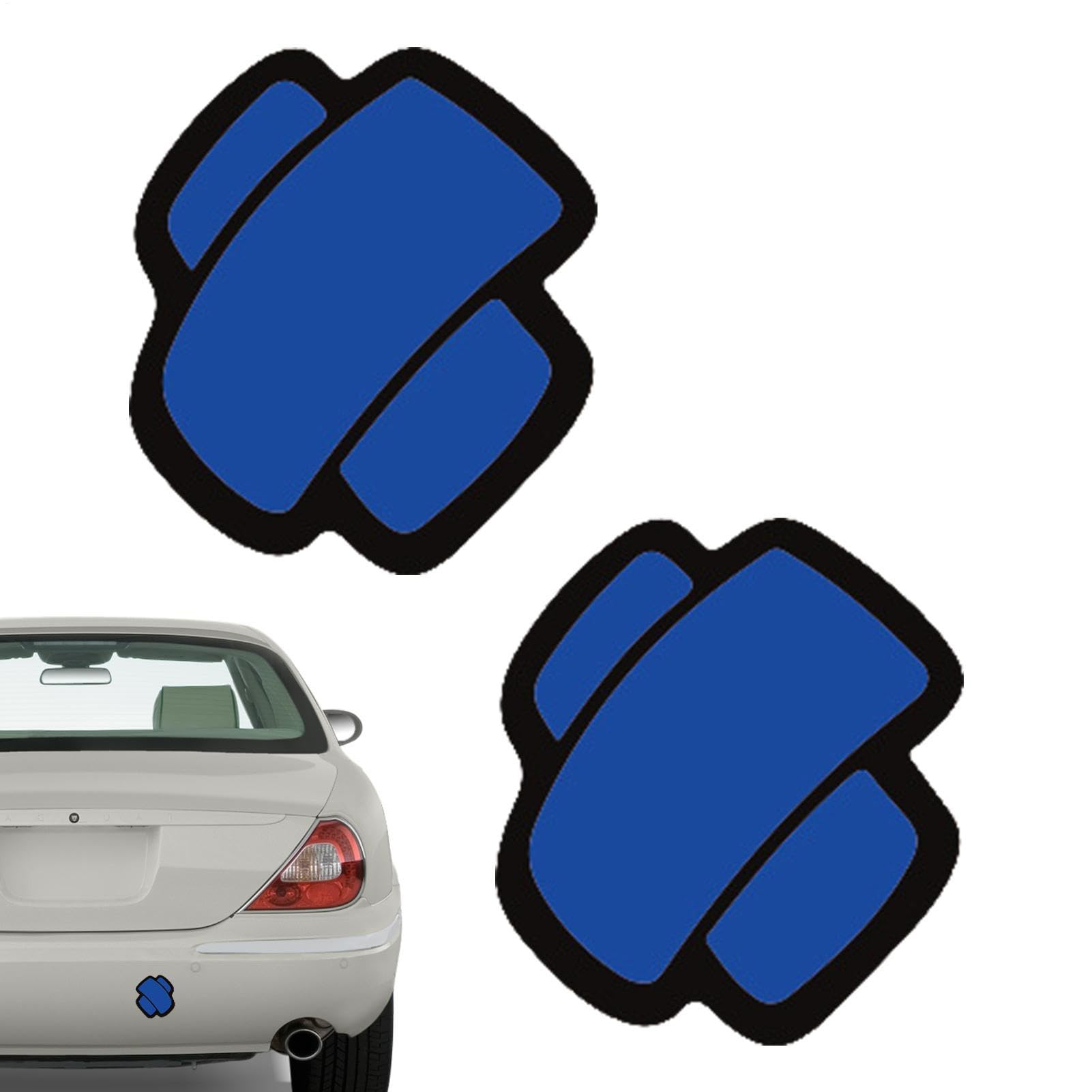 Car Decal | Funny Car Sticker Bandage Design Decal - Personalized Band Aid OK 5CM-2 packs синий