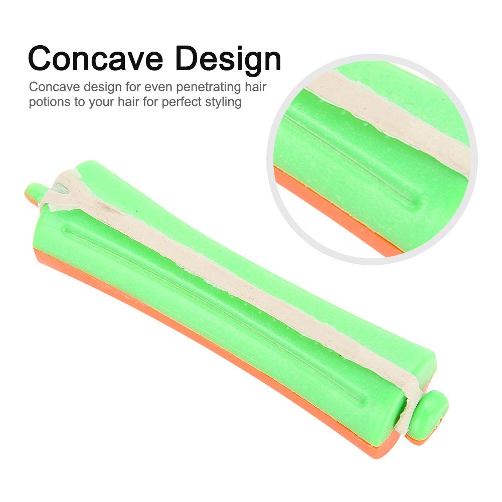 80Pcs Hair Rollers Wave Heat Perm Rod 1 8 Sizes Hair Clip Curlers Hairdressing Tool
