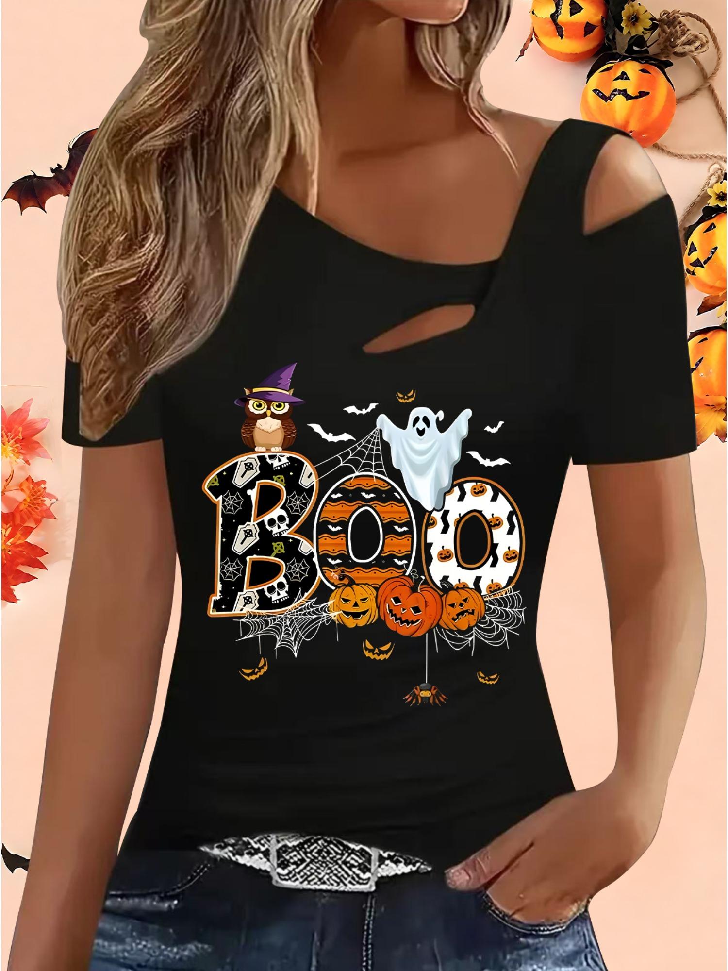 

Women s Loose Halloween and Christmas Gift Tops Blouse Shirt S