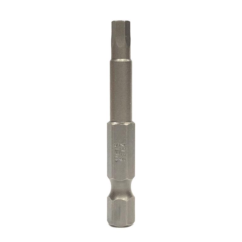 S2 Alloy Steel Extended Hex Socket Bit for Electric & Pneumatic Screwdrivers, High Hardness Square Head.