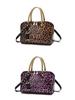 2025 Leopard Print Versatile Handbag: White & Khaki Crossbody Shoulder Bag for Women