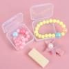 20Pcs Mini Plastic Storage Box Transparent Jewelry Storage Box Container Portable Earring Ring Earplugs Packaging Storage Case