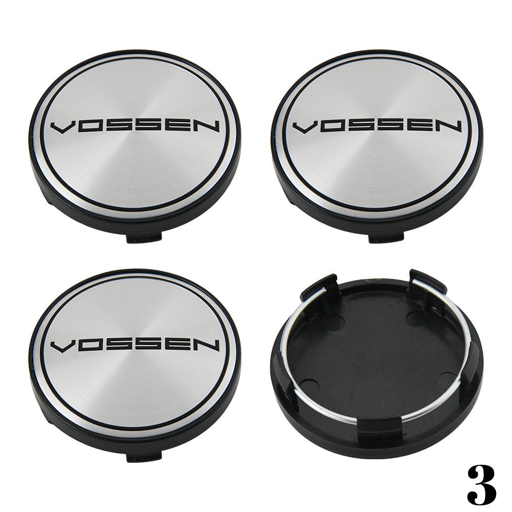 Emblem VOSSEN Mittelkappe 58mm 60mm Radkappe Nabenkappe 62mm 63mm Radkappe 65mm JDM Styling Sportfelge Reifen Autozubehör