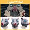 Fantastisk Demon Slayer Kimetsu No Yaiba Hashibira Inosuke Latexmask för Cosplay-evenemang