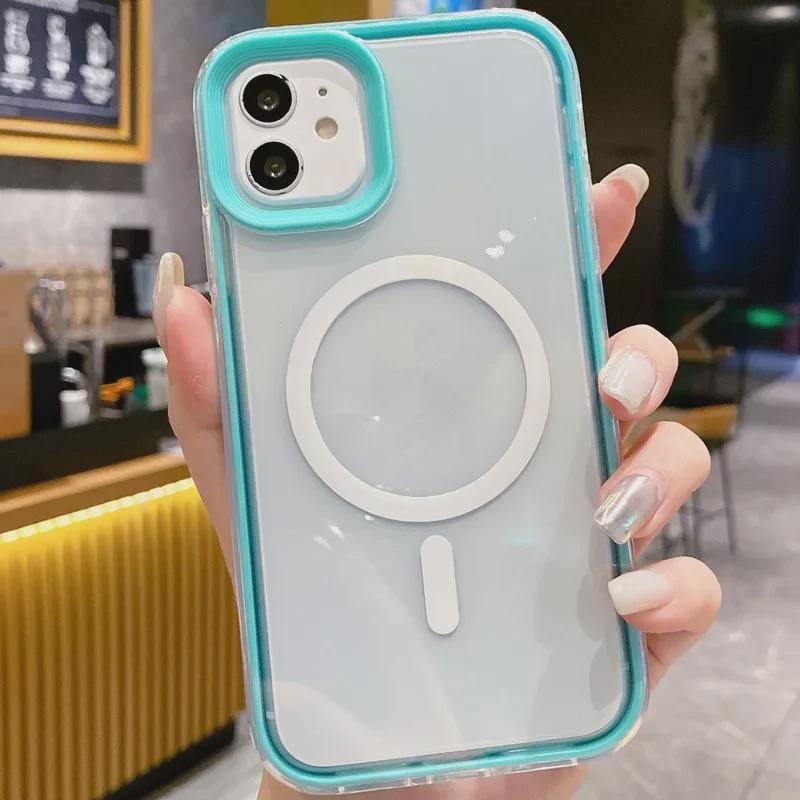

Магнітний чохол Anti-Fall для iPhone 11-16 Pro Max, дизайн 3-в-1 iPhone 16 Plus