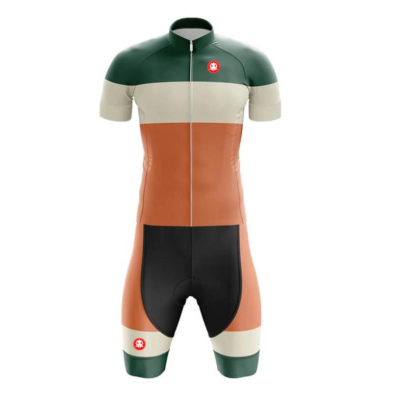 Triathlon Skinsuit Herre Cykeltøj Sommer Åndbar Cykeldragt Sæt 2026