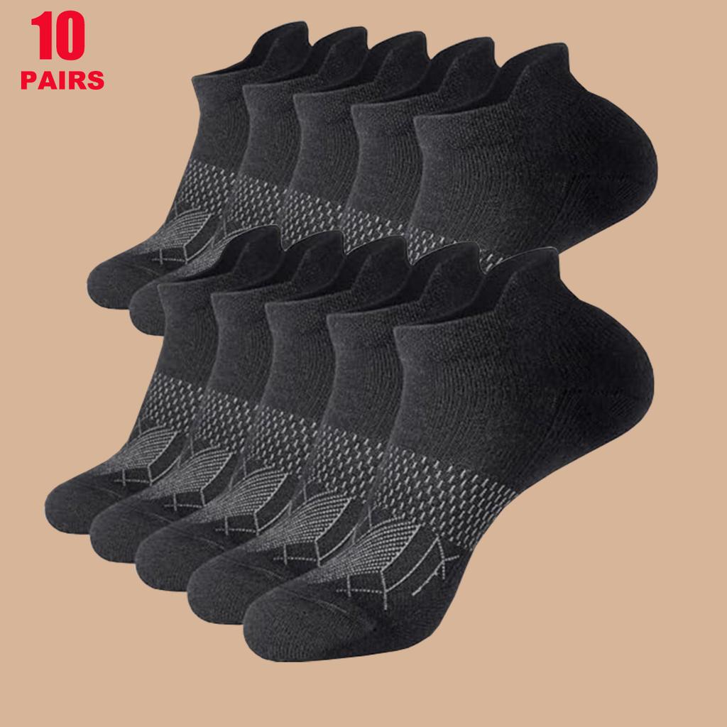Xiaomi Women's Mesh Breathable Ankle Socks 10 Pairs - Pastel Multicolor with Subtle Floral Print
