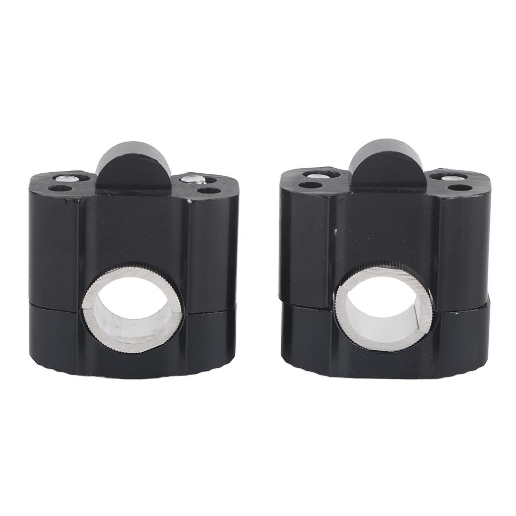 Aluminum Alloy 28mm 1 1 8  Motorcycle Handlebar Handle Fat Bar Mount Clamps Riser Black