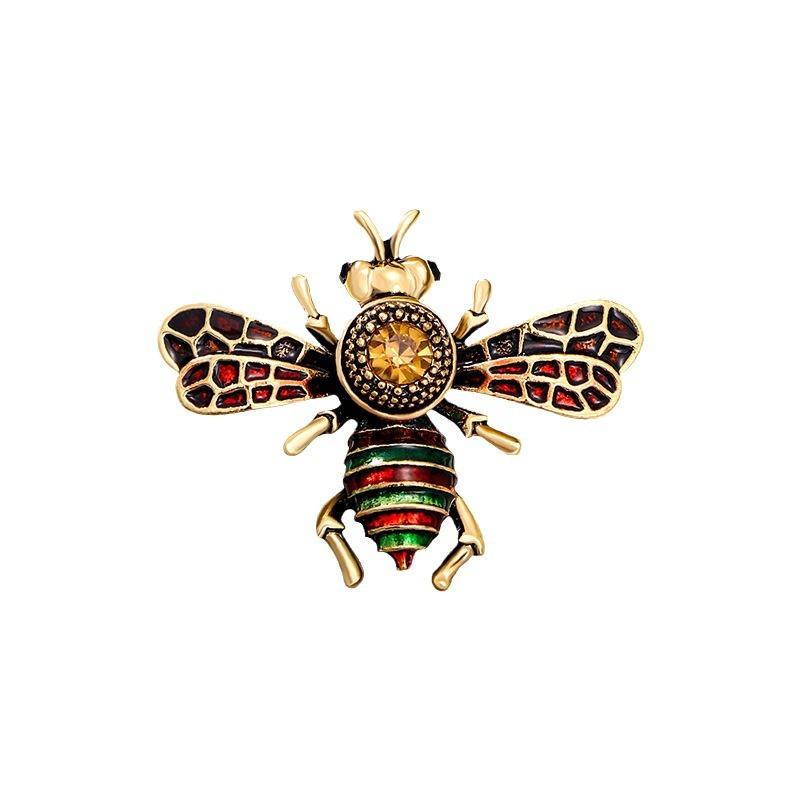 Vintage Pin Anti-Light Bee Brož Oblek Oblek proti hmyzu Příslušenství Pin Brož