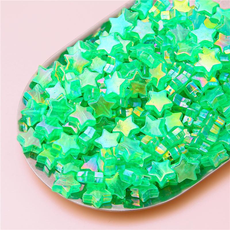 Acrylic Plated Color Beads for DIY Jewelry: Earrings, Bracelets, and Accessories.