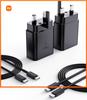 Xiaomi British Standard Charger 45W Super Fast Charger USB C 2Pack for Samsung for Galaxy S25 Ultra/S25 S24 S23 S22 S21 S20 Ultra/Plus