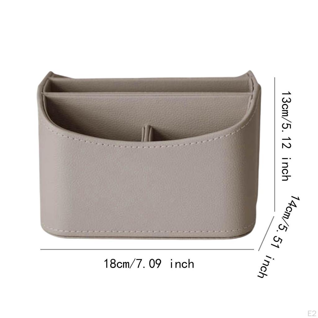 Desktop Five Slots Storage Case Bedside Table Organizer Large Capacity Caddy Snack Toy Box