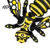 Customizable Poseable Figure 3D Printed Articulated Bee Toy Keychain Ornament Posable Mechanical Creature Model Insect Figurine for Desktop