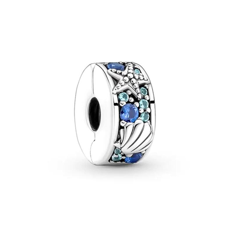 Multiple Clip Charm Bead Pendant for European Silver Jewelry DIY Unique Bracelet Gift Handmade Accessories