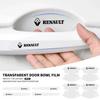 Interiördekaler För renault Koleos Kadjar Scenic Megane Sandero Grand Sill 8 st Genomskinlig Bilens Dörrhandtagsskål Dekoration Ba