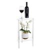 Acrylic Coffee Table Clear Multipurpose Furniture Sturdy Side Table Transparent Desk Polygonal Shape Bedroom Nightstand