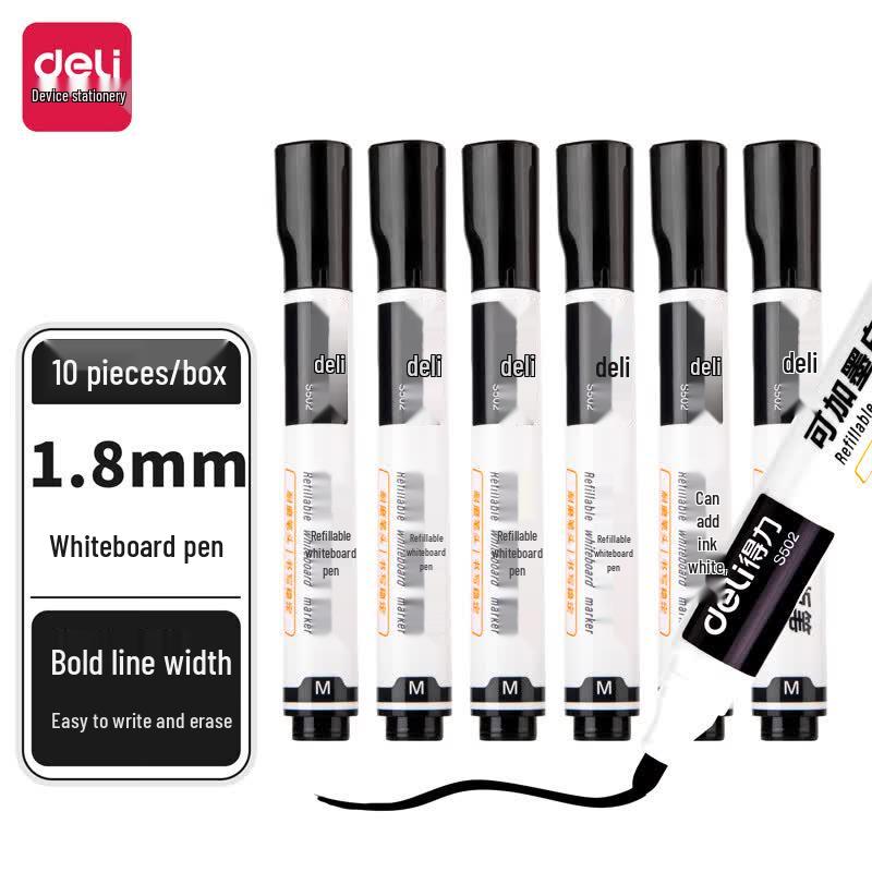 Deli S502 Refillable Whiteboard Marker Pen