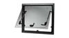 Campervan Aluminum Frame Flat Window Light Heat Air Wall Opening with RV CARAVAN WINDOWS Right-Angle Double-Layer Acrylic, 2.5-3mm Thickness, 20%