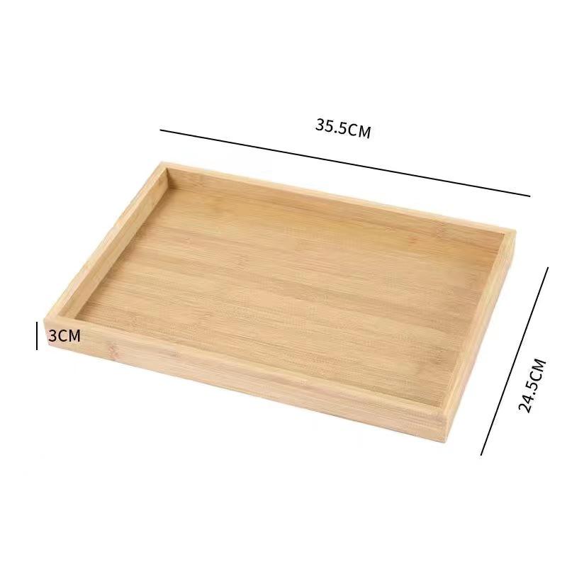 Bamboo 12-Grid Jewelry Storage Tray & Display Stand