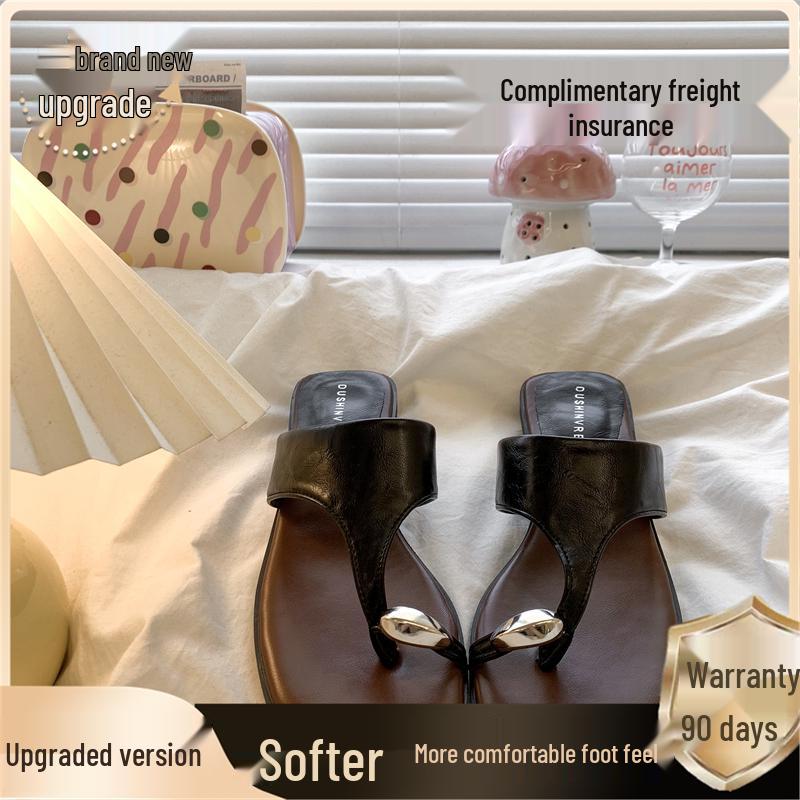 2025 Retro Women's Platform Toe-Loop Sandals – Trendy Summer Flip-Flops
