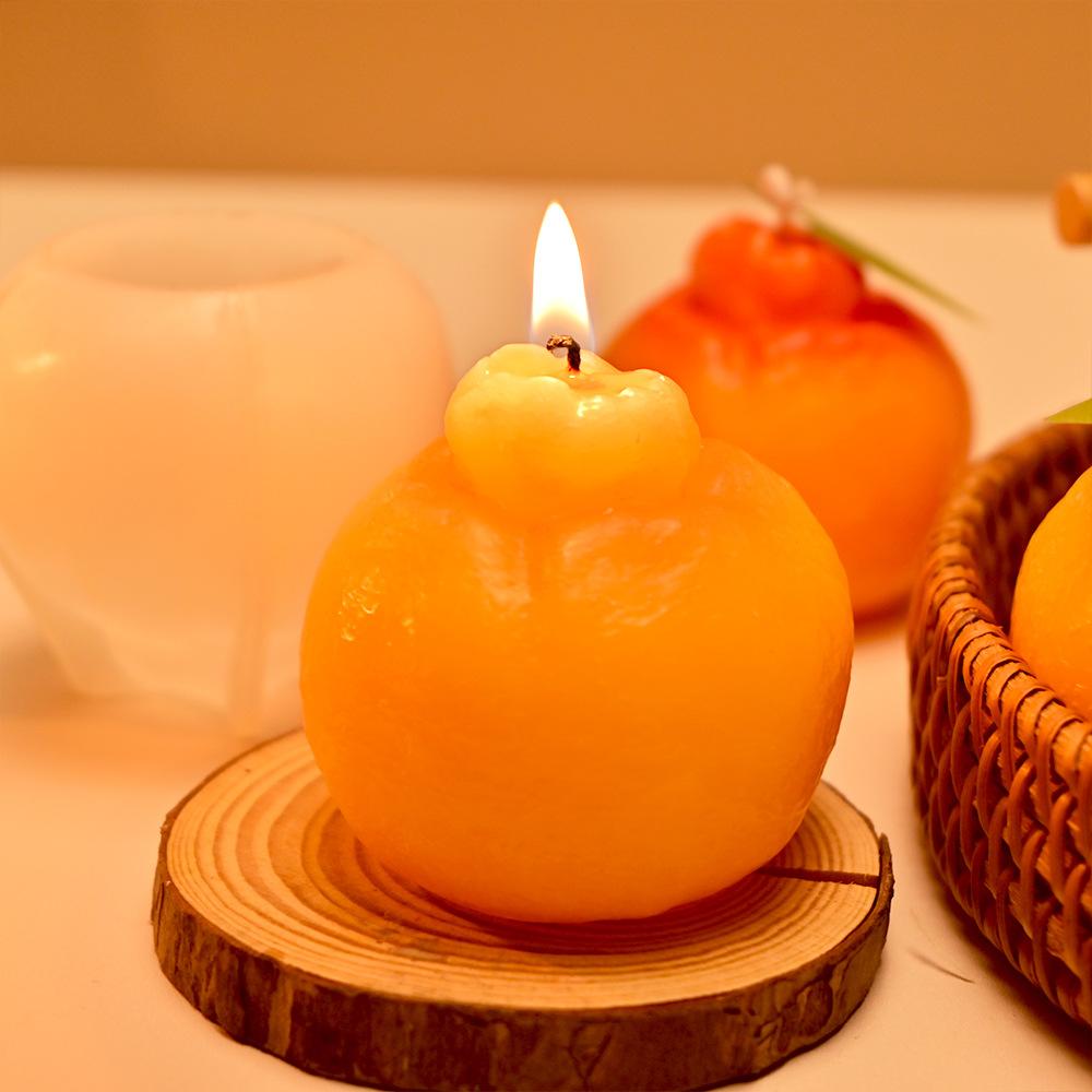 3D Orange Silikonform DIY Frucht Hässliche Orange Kerzenformen Backen Fondant Dessert Mousse Eiswürfel Eisform Für Handgemacht