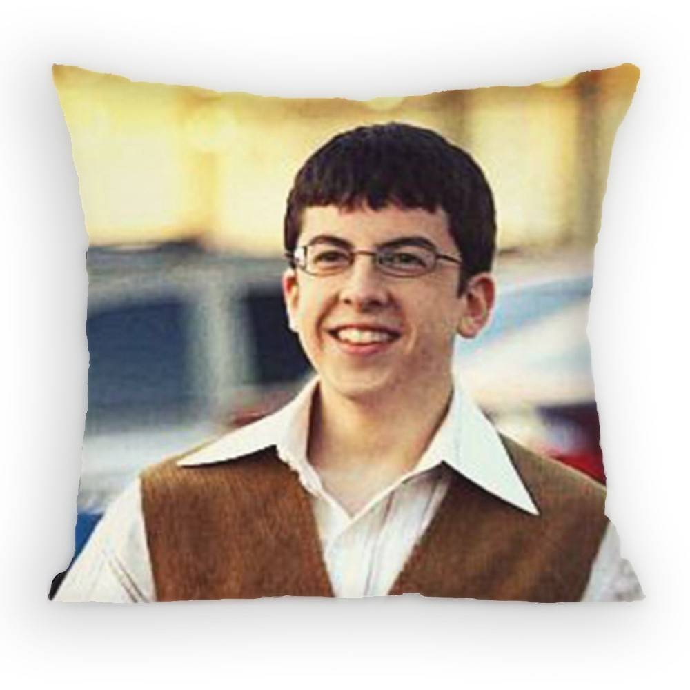 MMclovin Movie SSuperbad Pillow Case Antidustmite Pillowcase Invisible zipper silky short plush Sofa cushion cover