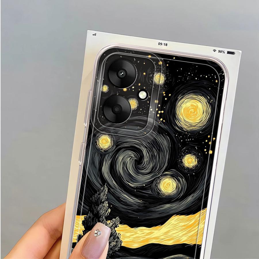 Soft Phone Cover Case for Xiaomi Poco X3 Pro X3 NFC Van Gogh Night Sky