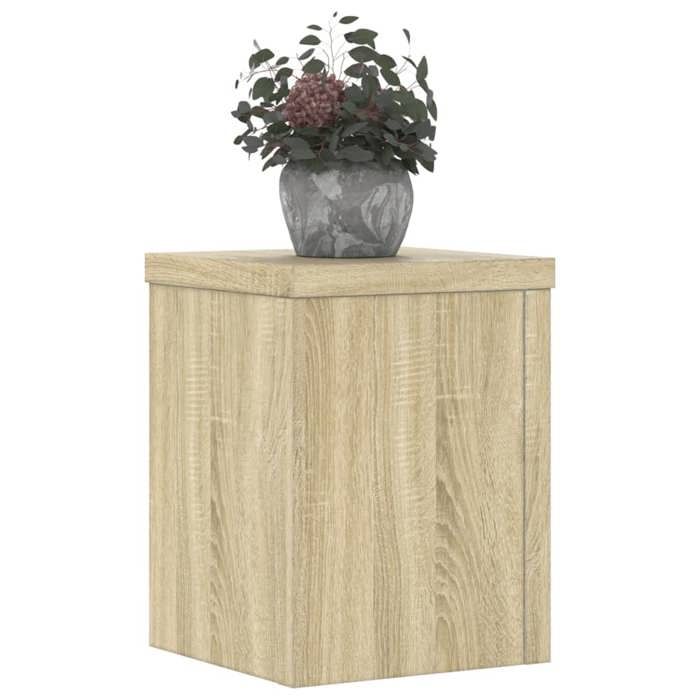 VidaXL Plant Stands 2 Pcs Sonoma Oak Engineered Wood, Flower Stand, Pot Stand, Plant Support 852890