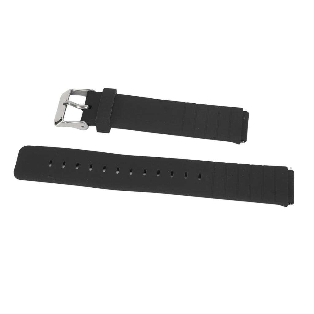 Replacement Wristband Adjustable Soft Quick Release Accessory Watch Wristband Strap for T1 Black