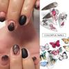 Design 20Pcs Butterfly Nail Art Sticker Starry Sky Transfer Decal Manicure Decor
