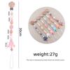 Baby Pacifier Chain Silicone Beads Soother Nipple Clip Infant Dummy Holder Strap for Baby Chew Toy Teether Teething BPA Free