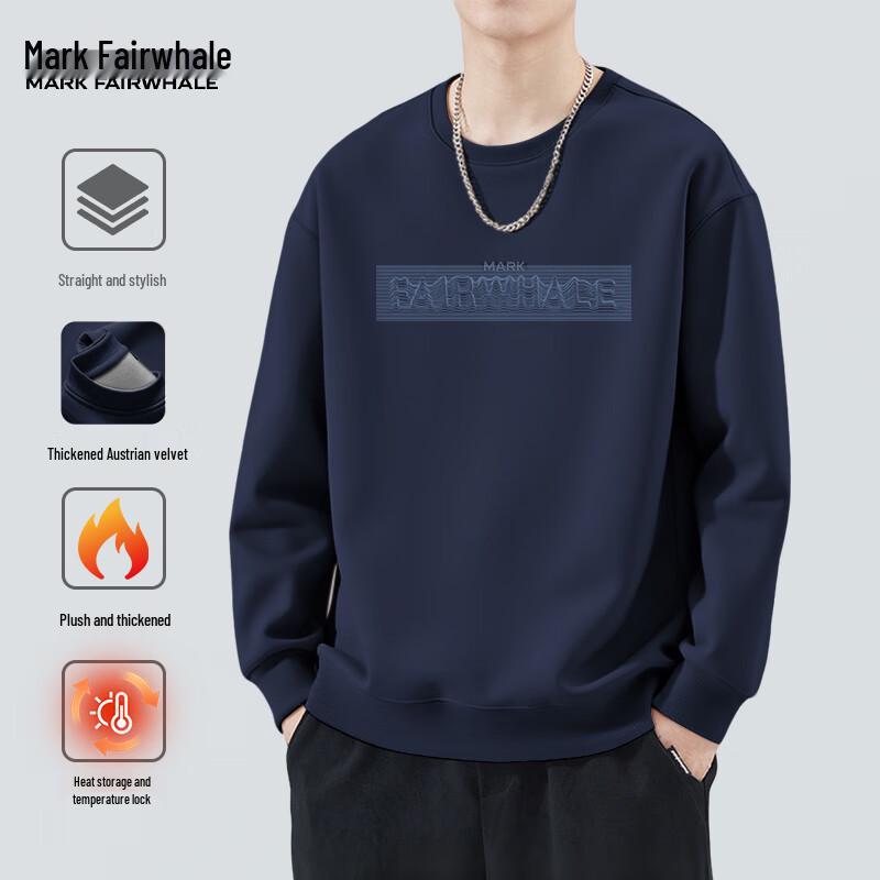 

Mark Hua Fei Men s Heavyweight Fleece-Lined Crewneck Sweatshirt