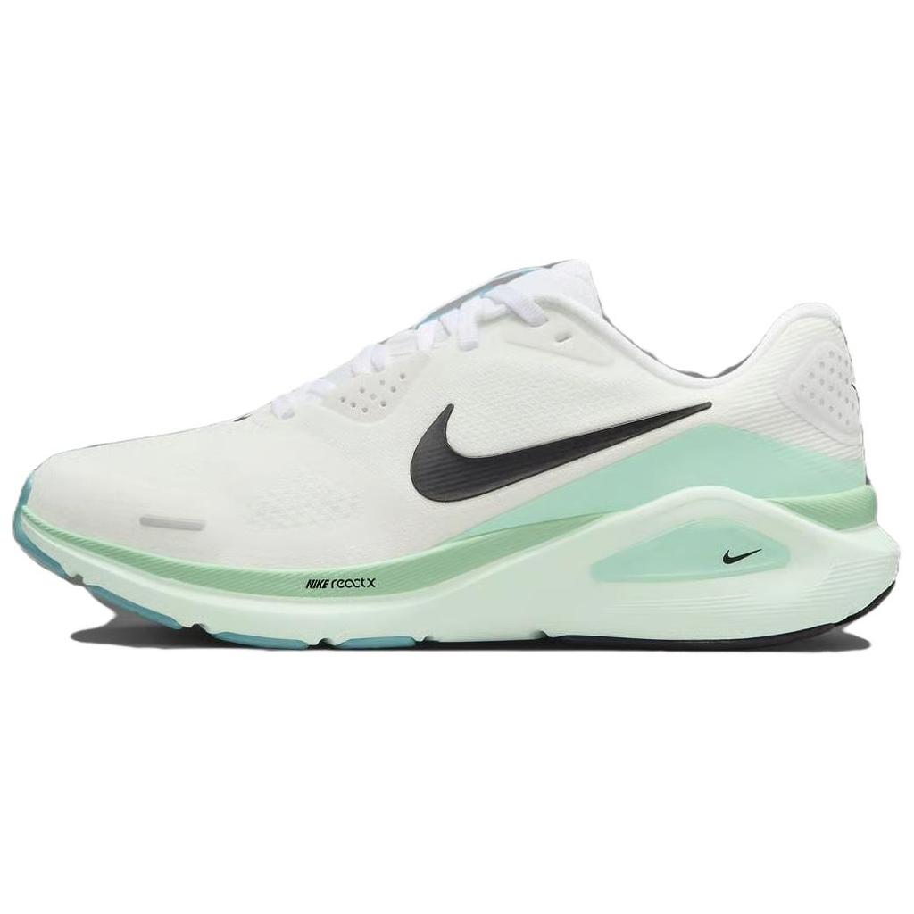 Nike Structure 26 White Black Barely Green Women's Running Shoes HJ1101-100