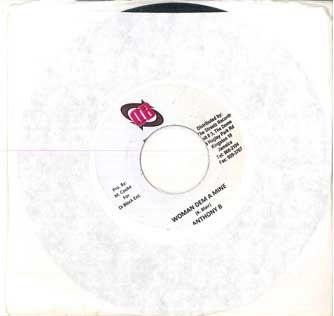7inch Record ANTHONY B / DAMAGE - Woman Dem A Mine / What Goes Around NONE DI BLOCK Jamaica Reggae, Ska & Dub Used
