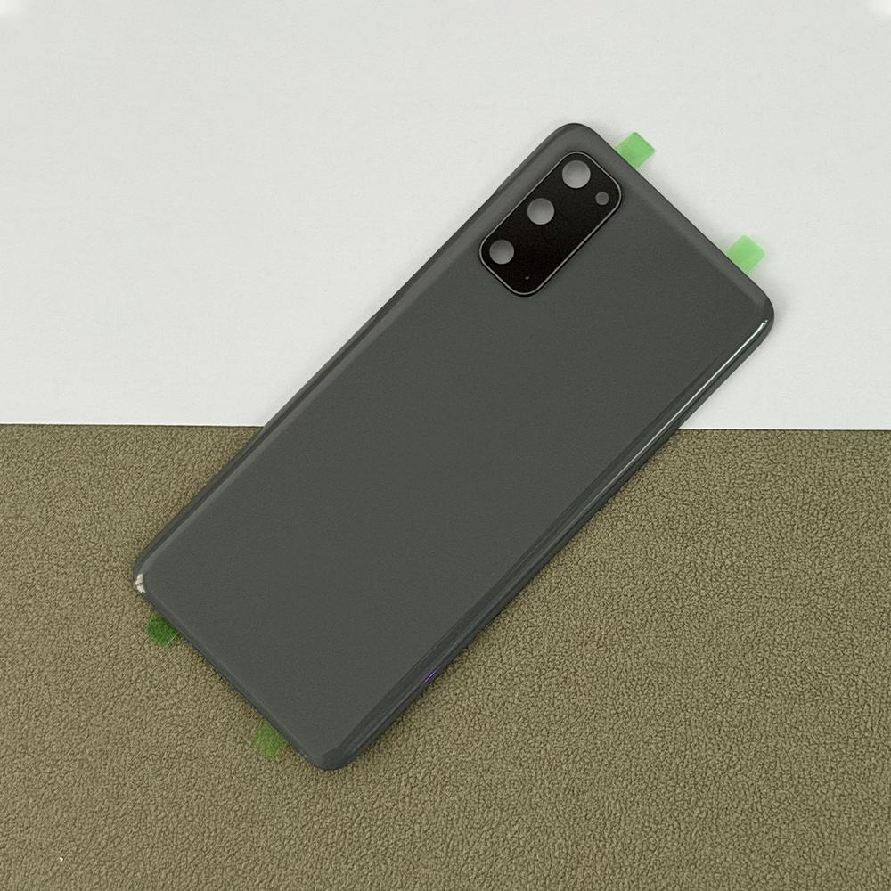For Samsung Galaxy S20 Back Cover Rear Battery Glass Housing Case Panel With Camera Lens Replacement Parts G980 Back Cove