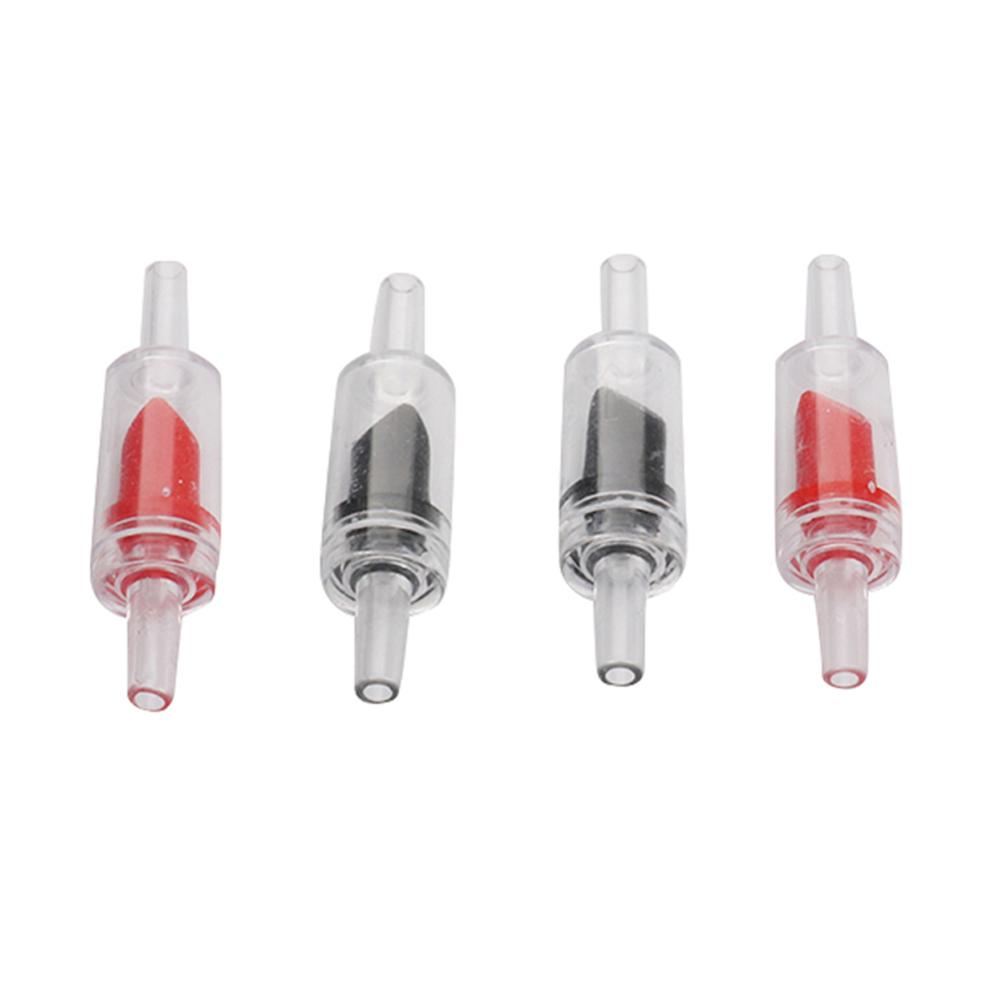 Durable 10Pcs Plastic Aquarium Non Return One Way Check Valve Air Pump CO2 System Fish Tank Increasing Oxygen Pump Accessories