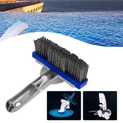 Heavy-Duty Pool Cleaning Brush with Hard Bristle Easy To Install Stain