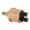 Diesel Generator Oil Pressure Sensor 1/8NPT Gold Matte Double Head Oil Pressure Sensor for VDO 0‑10B