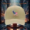 Patriotic Deer American Flag Baseball Cap Adult Adjustable Casual Cotton Hat Outdoor