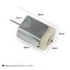 2pcs D Cut 12V DC Automatic Car Door Lock Motor 14600RPM 280 WFC 280PT 22122 Carbon Brush (No PTC) for Mitsubishi Lancer 9