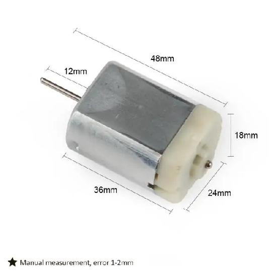 2pcs D Cut 12V DC Automatic Car Door Lock Motor 14600RPM 280 WFC 280PT 22122 Carbon Brush (No PTC) for Mitsubishi Lancer 9