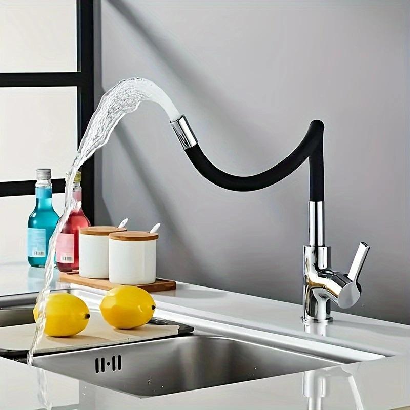 Stainless Steel Kitchen Faucet Kitchen Sink Faucet Hot Cold Water Sink Mixer Tap Colorful Hose Tap Crane Torneira