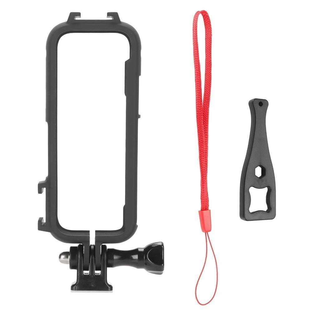 

Lightweight Shockproof Camera Cage Black Cover Cage Protective Case for Insta360 ONE X3 Camera Professional Filming