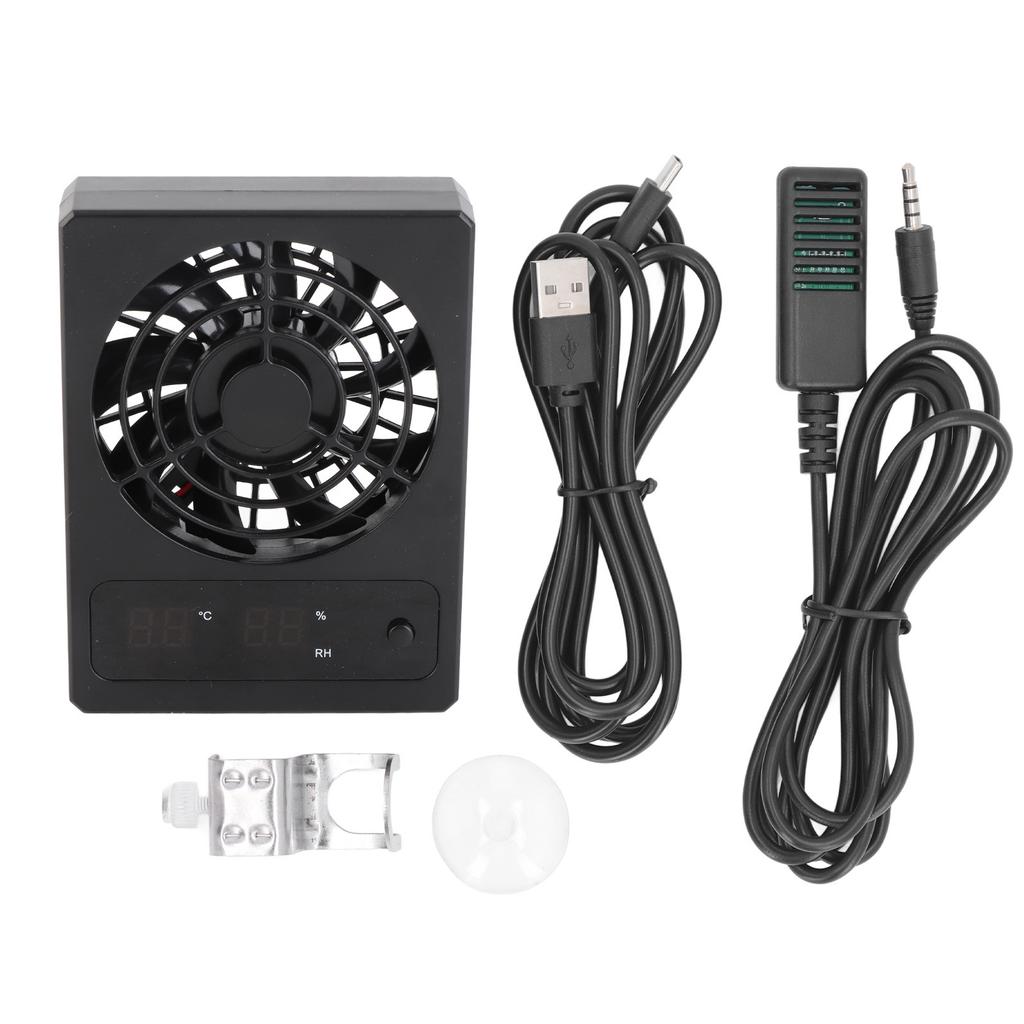 Reptile Tank Ventilation Fan Quiet Improving Air Circulation Dehumidifier for Rainforest Terrarium Vivarium for