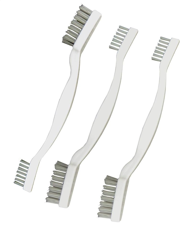 Oe Sattle 2 Corner Brush 3 Pieces Width X Depth 1 X Height White 67076 8.5 21.5cm