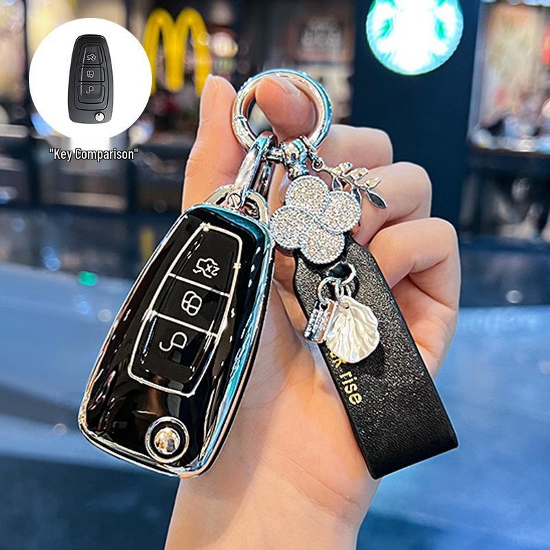 High-Grade Protective Key Shell for Ford Focus, Escort, and Kuga - Unisex